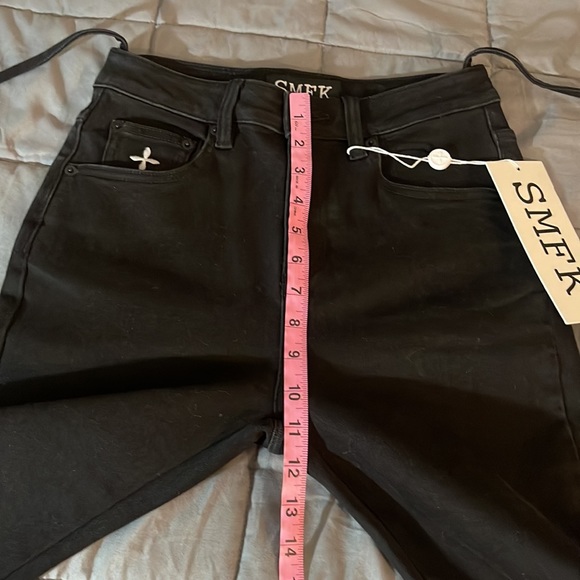 SMFK MERMAID SKINNY JEANS BLACK SIZE Medium flared leg - Picture 9 of 16